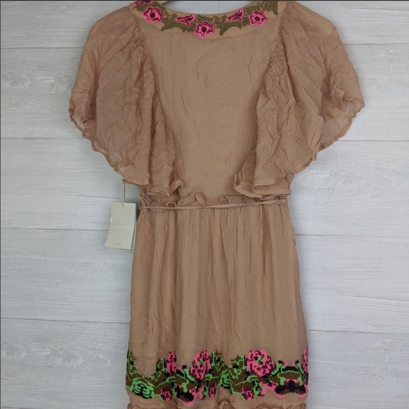 NWT Tularosa Coraline Embroidered Colorful Dress - Picture 6 of 7